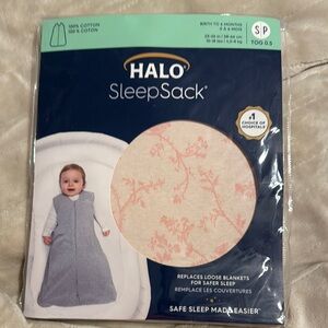 Halo SleepSack with Pink Floral Pattern